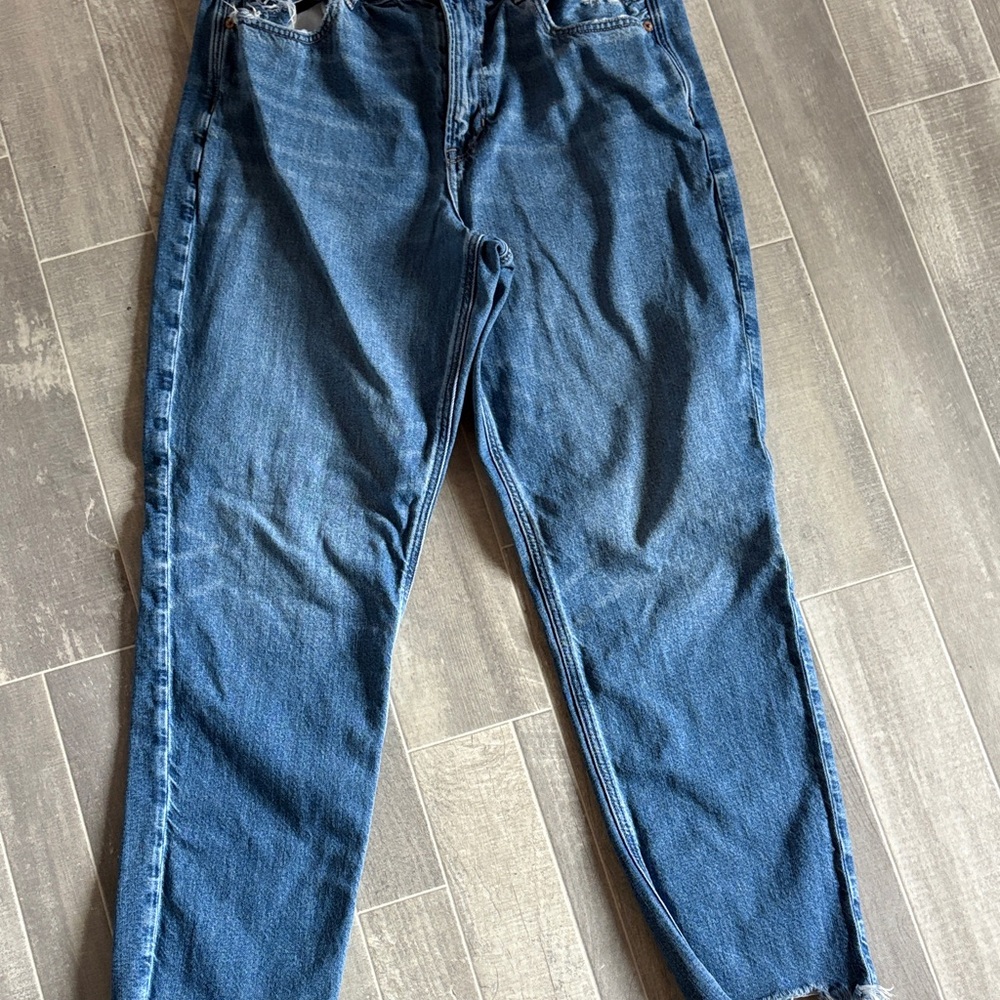 Classic Blue High-Rise Denim Jeans